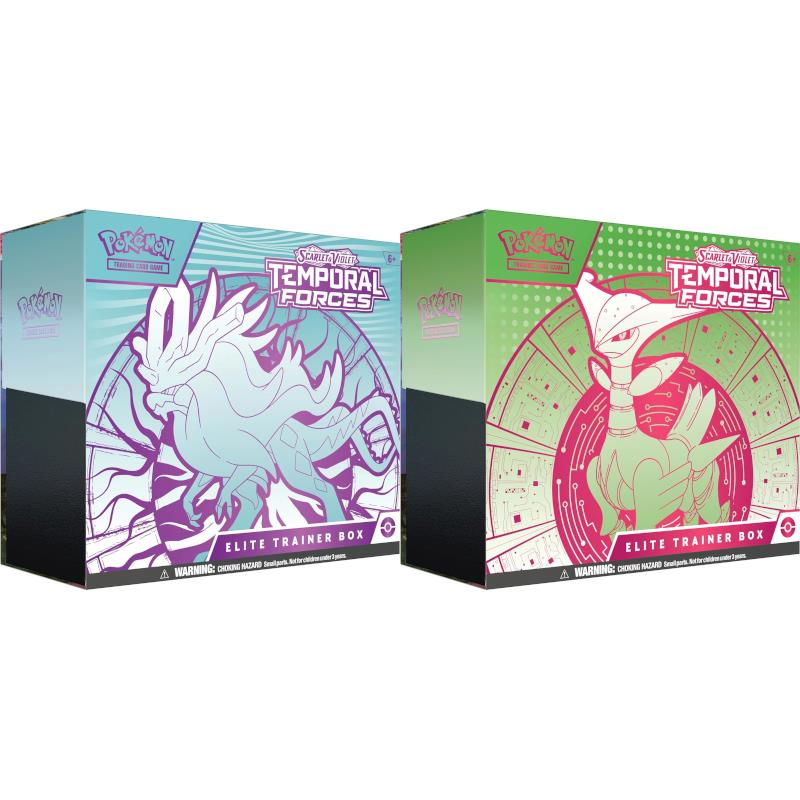 Pokémon TCG: Scarlet & Violet - TEMPORAL FORCES Elite Trainer Box (Sty