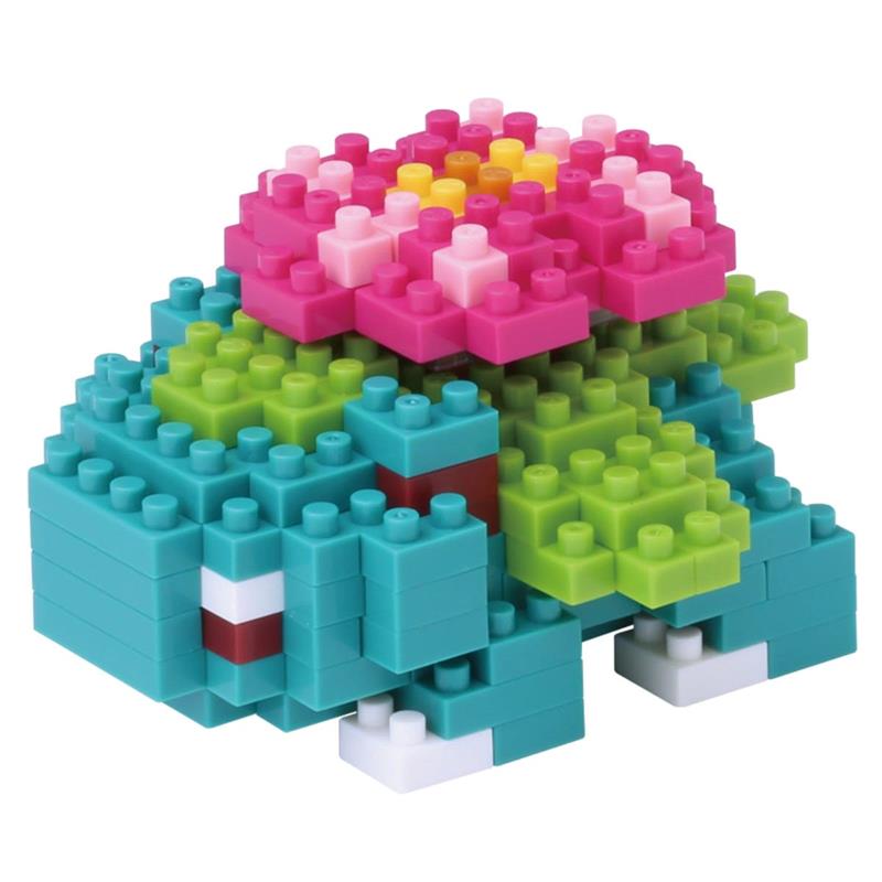 Nanoblock Pokemon Series Venusaur | Building Blocks | Fit & Snap By Hand!