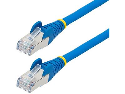 STARTECH 75FT BLUE CAT6A ETHERNET CABLE, SNAGLESS RJ45, 10G, 100W POE, S/FTP, LSZH, 27AWG PURE BARE COPPER, 500MHZ, SHIELDED NE