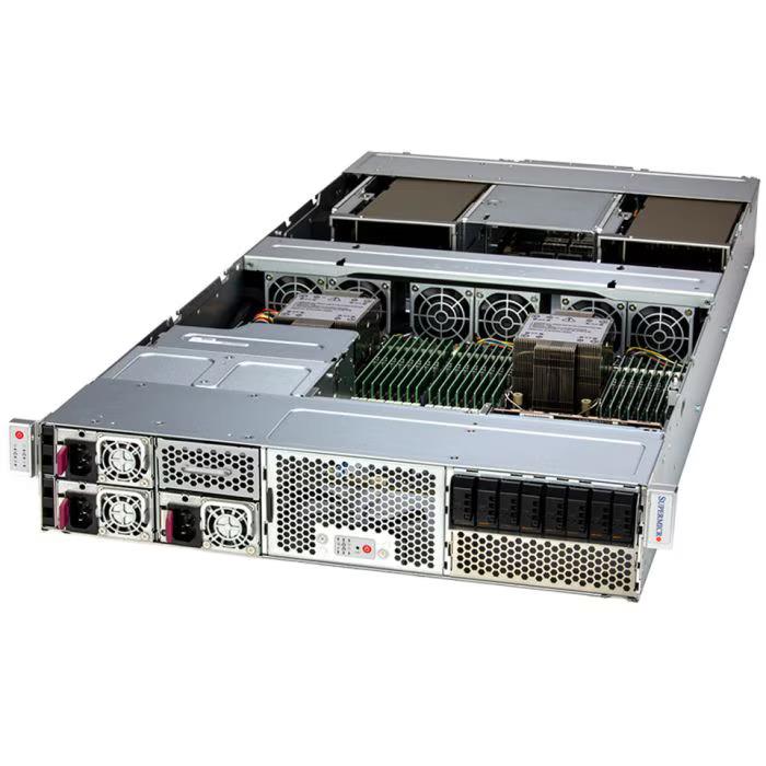SUPERMICRO 2U x13 Server (SYS-221GE-NR) Intel Xeon Platinum 8462Y+ 32C/64T, MEM-DR564MC-ER48(x16)64GB DDR5-4800 2RX4 (16Gb) RDI