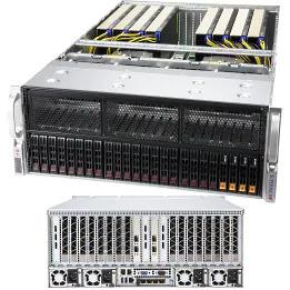 SUPERMICRO A+ Server H13DSG-O-CPU, CSE-418G2TS) AMD EPYC TURIN 9555 64C/128T, 16GB DDR5-6400 1Rx8 LP (16Gb) ECC RDIMM (x24), SS