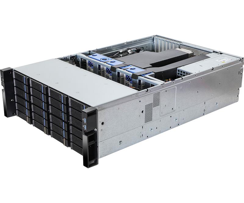 Serveur barebone ASROCK 4U à double processeur (4U36L6E-MILAN2/2T)