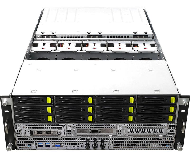 ASROCK 4U Barebone Server Dual Processor  - (4U10G-ROME2/2T)