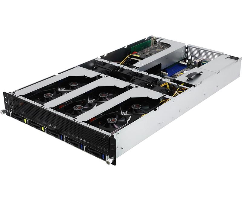 Serveur Barebone ASROCK 2U à processeur unique - (2U4G-EPYC)