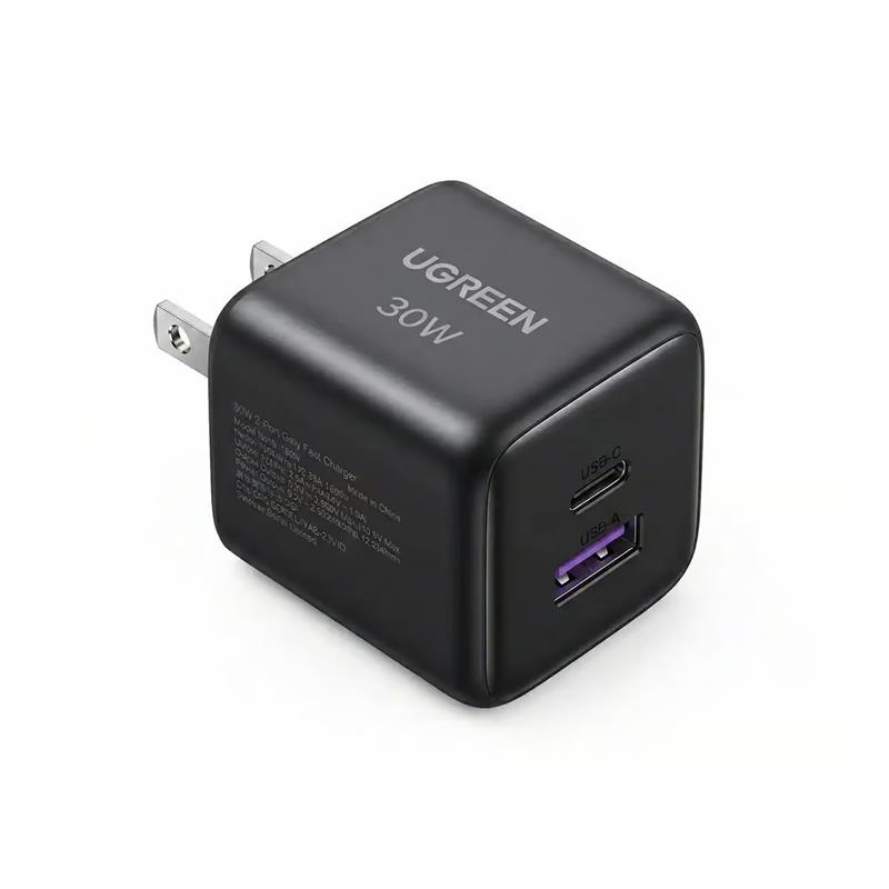 UGREEN 30W Dual USB C Wall Charger, 2 Port GaN PD