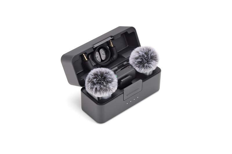 DJI Mic Mini 2 Wireless Microphone (2 TX + 1 RX + Charging Case) Black