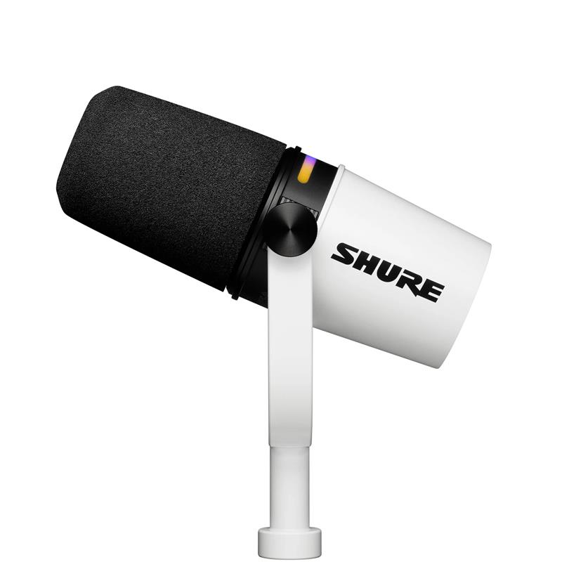 SHURE MV7+ XLR/USB Microphone, White - Canada Computers & Electronics