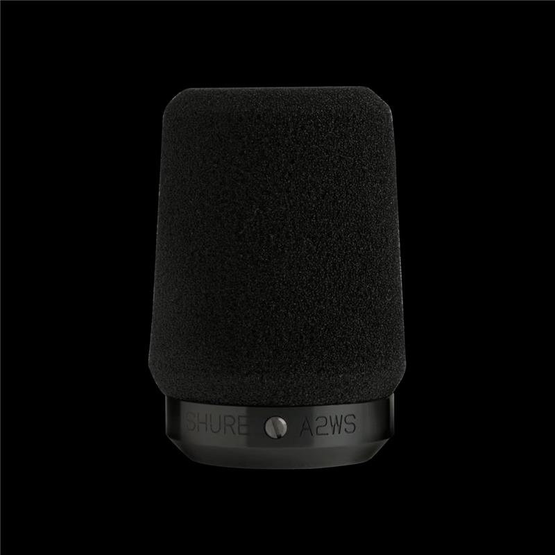 SHURE A1WS Foam Windscreen, Black