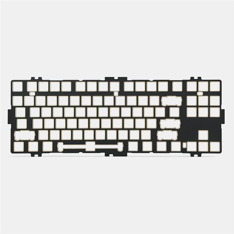 DROP CSTM80 Switch Plate, FR4, Black