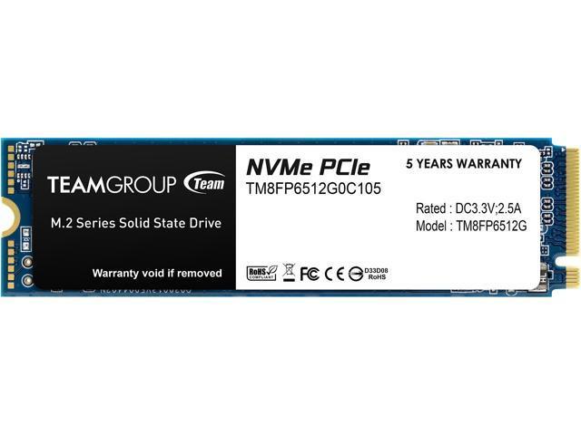 TeamGroup  MP33 512GB PCIe  M.2 NVMe SSD