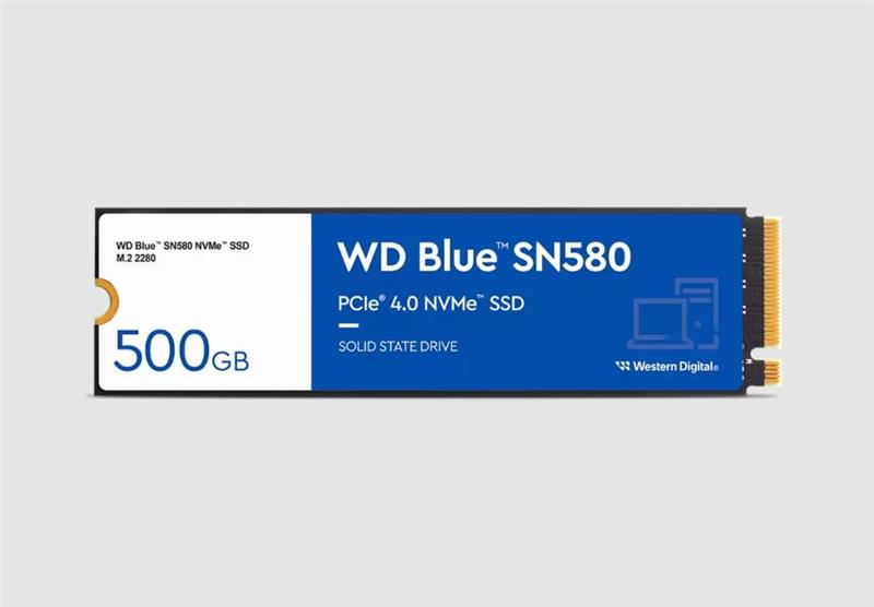 WD Blue SN580 500GB M.2 NVMe PCI-E SSD