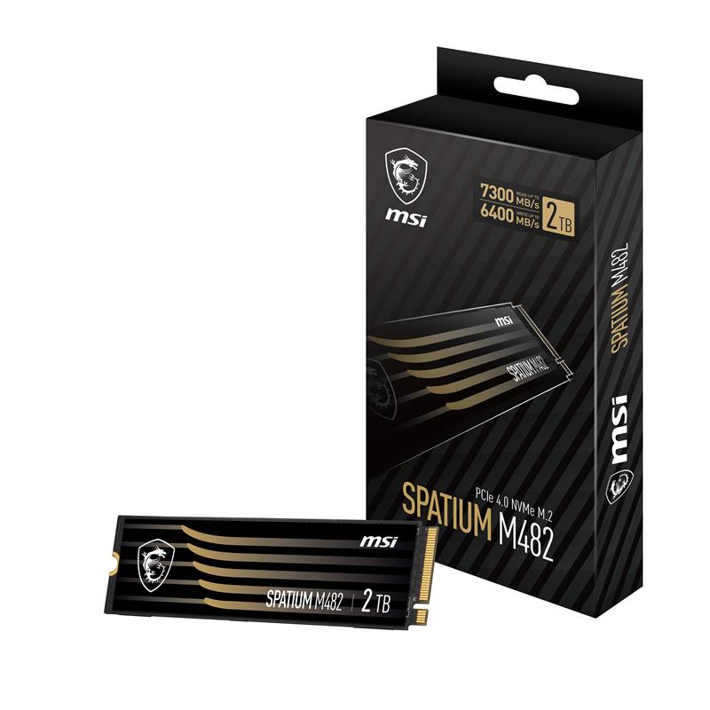 MSI SPATIUM M482 2TB  NVMe M.2 SSD