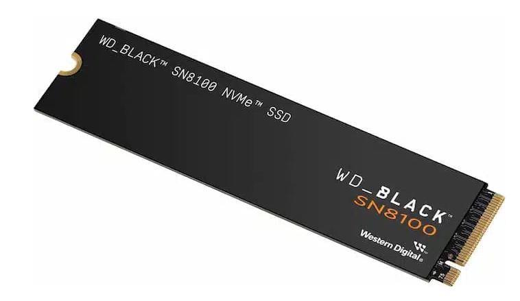 WD Black SN8100 2TB SSD PCIe Gen5x4 NVMe M.2 2280