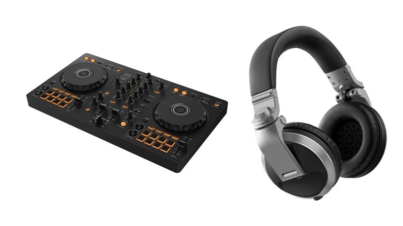 Pioneer DJ DDJ-FLX4 + HDJ-X5-S