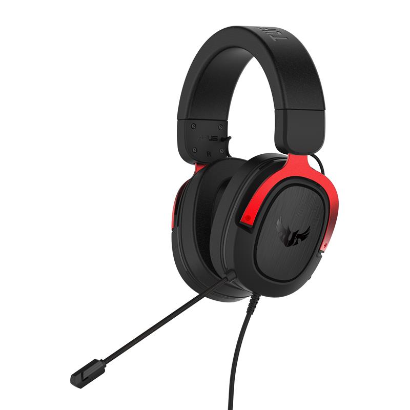 ASUS Headset TUF GAMING H3 RED 3.5mm connector mic combo Retail (TUF GAMING H3 RED)