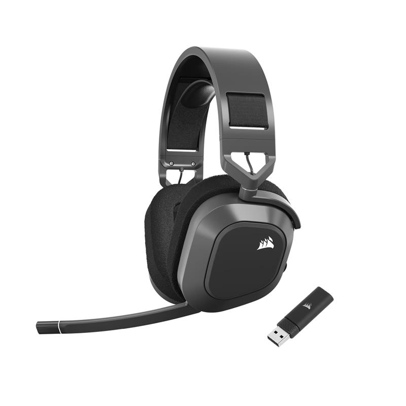 CORSAIR HS80 MAX Wireless Gaming Headset - Steel Gray