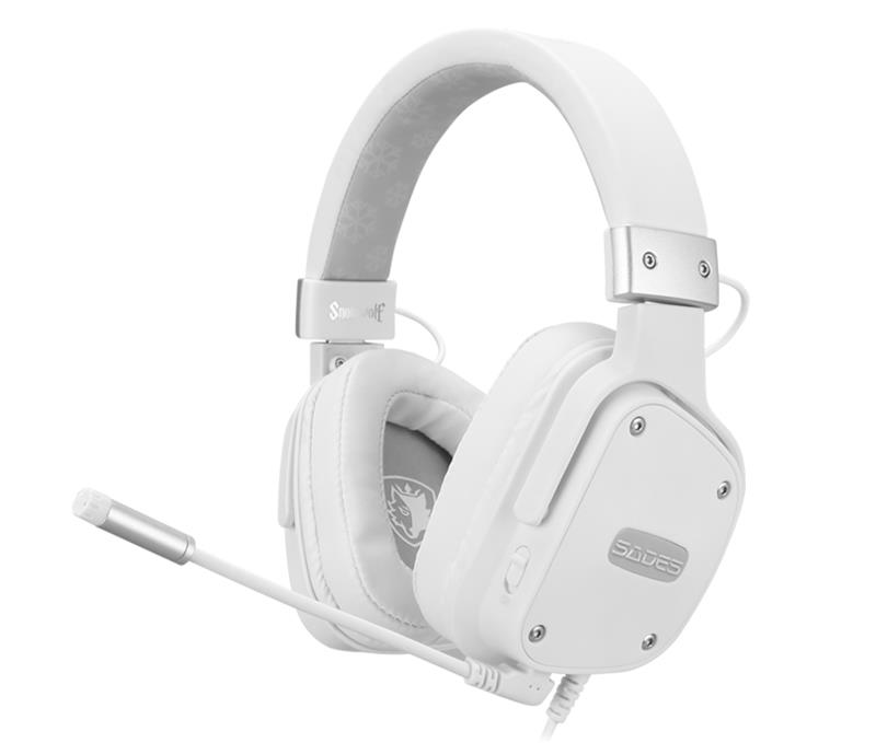 SADES Snowwolf Multi-platform Gaming Headset with Stereo Sound