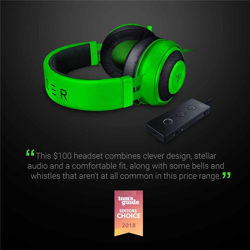 ヘッドホン Razer KRAKEN TOURNAMENT EDITION GREEN Amazon.co.jp: Razer Kraken Green ゲーミングヘッドセット +