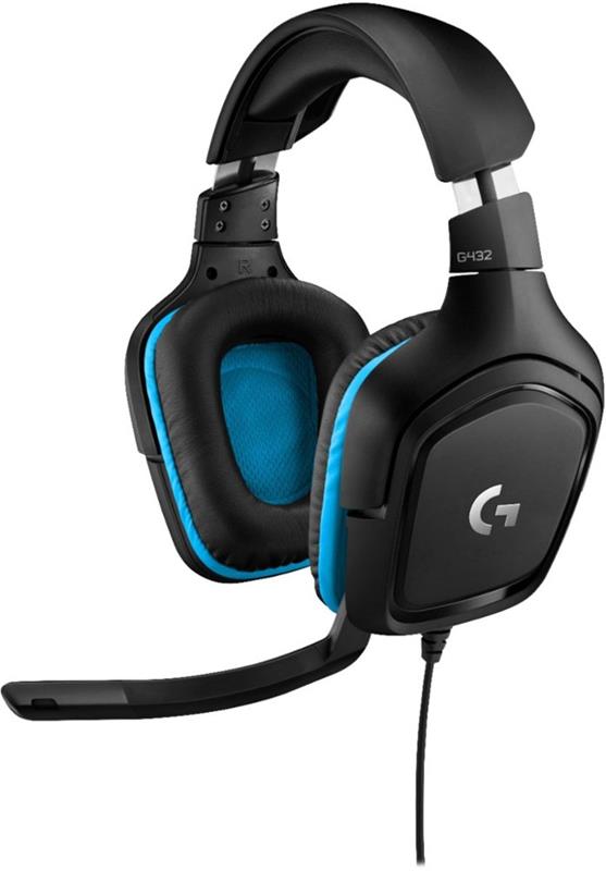 LOGITECH G432 7.1 Surround Sound Wired Gaming Headset