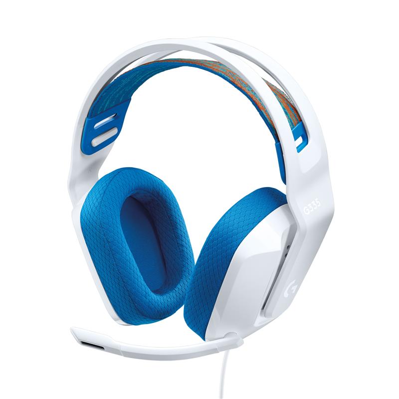 LOGITECH G335 Wired Gaming Headset - White