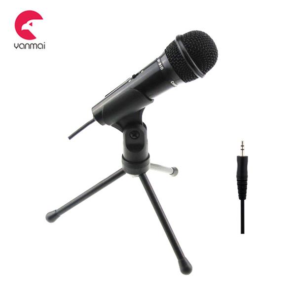 YANMAI SF-910 Computer Microphone With Tripod Stand, Black(Open Box)