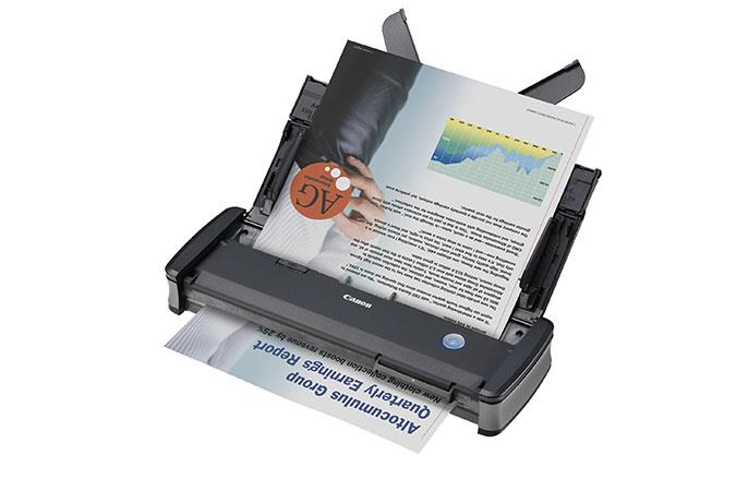 Canon imageFORMULA P-215II Mobile Document Scanner w/Built-in Reader (9705B007AB) | 24-bit color - 10 ppm & 20 ipm - 600 dpi | 