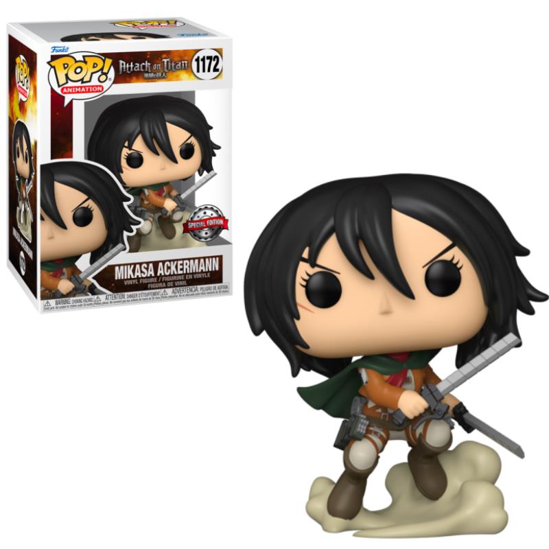 Funko POP! Anime: ATTACK ON TITAN - Mikasa Ackerman (Survey Corps)