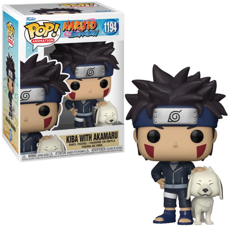 Funko POP! Anime: NARUTO SHIPPUDEN - Kiba with Akamaru