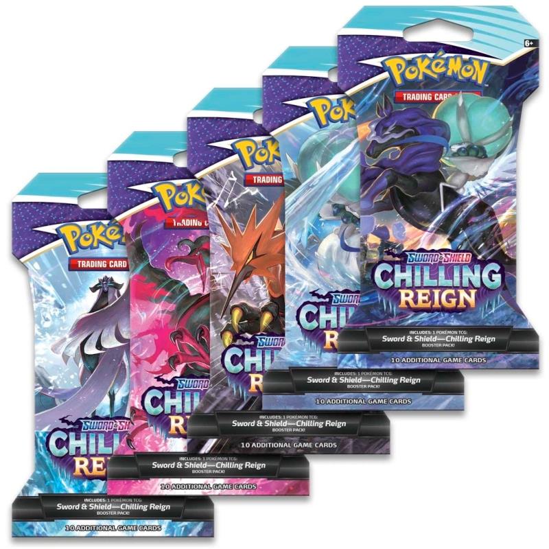 Pokémon TCG: Sword & Shield - CHILLING REIGN Sleeved Booster Pack