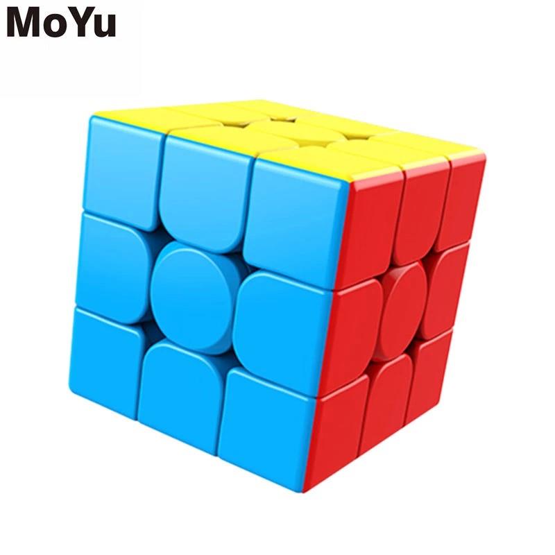 Moyu Meilong Speed Cube 3x3 Stickerless, Smooth 3D Puzzle Magic Toy