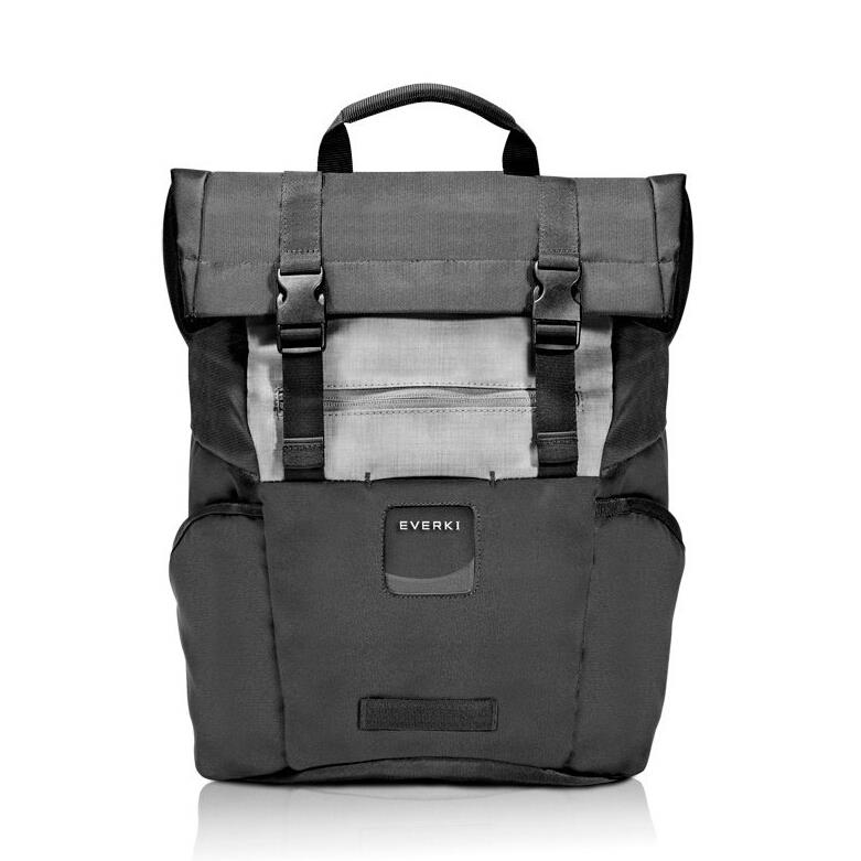 EVERKI ContemPRO Roll Top Laptop Backpack up to 15.6 inch, Black