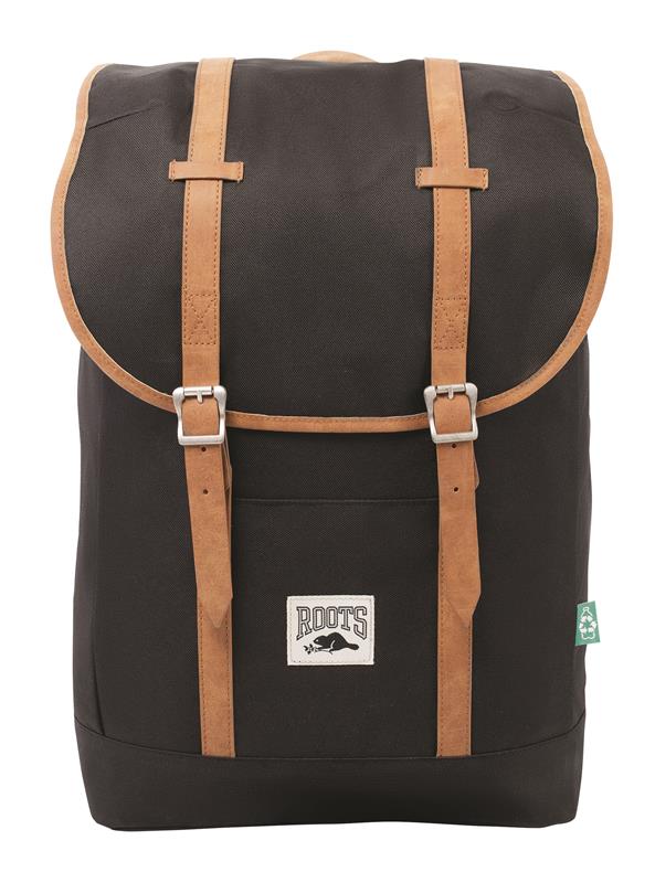 ROOTS Vintage 17.3" Computer Backpack, Black