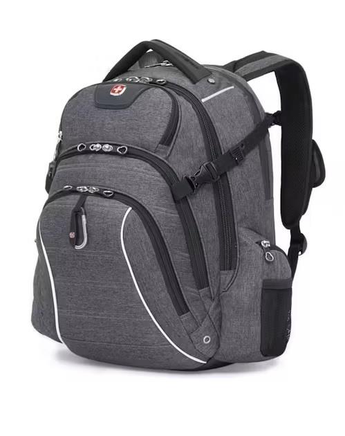 Swiss Gear 17.3" Computer and Tablet Backpack, Grey