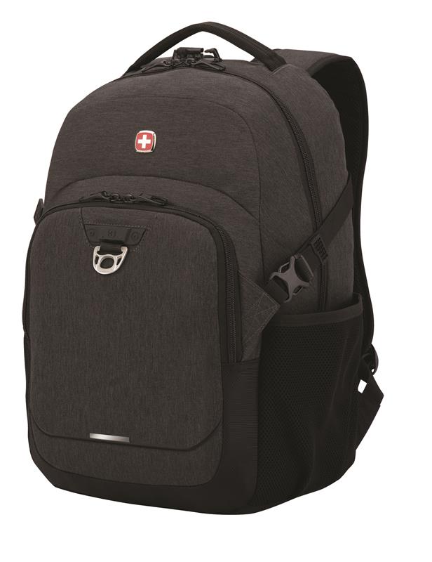 Swiss Gear 15.6" Laptop Backpack, Black/Grey