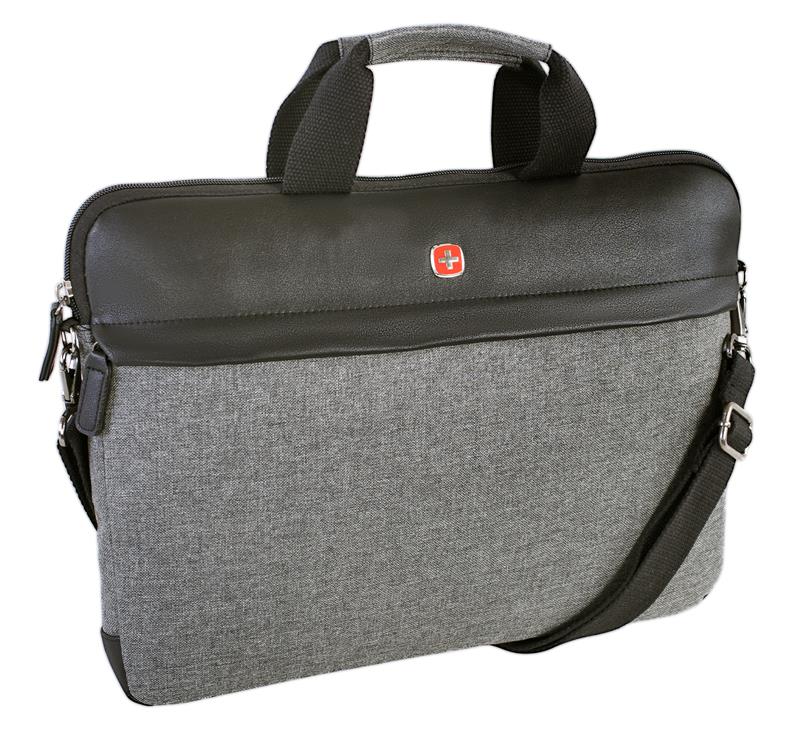 Swiss Gear 15.6" Laptop Briefcase, Grey