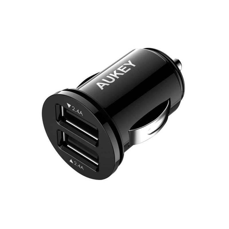 Aukey Dual USB-A 24W Car Charger(Open Box)