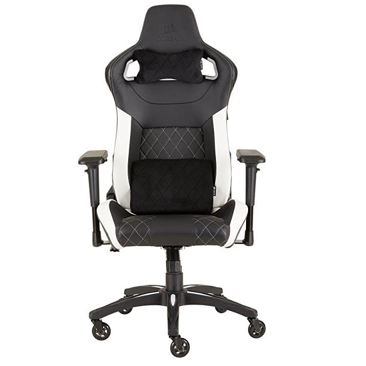 CORSAIR T1 RACE 2018 Gaming Chair — Black/White(Open Box)