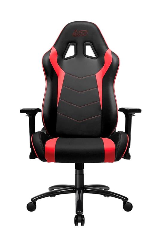 iCAN E-Series Gaming Chair, Black & Red