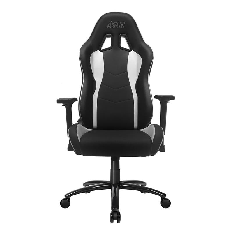 iCAN E-Series Gaming Chair, Black & White