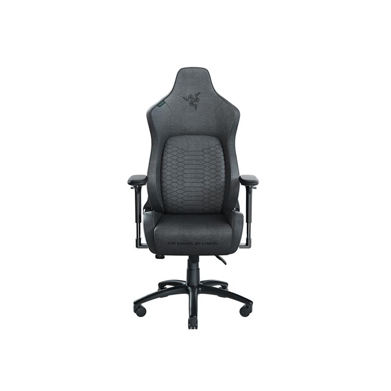 Razer Iskur Dark Gray Fabric - Gaming Chair With Built In Lumbar Support - Dark Grey Fabric