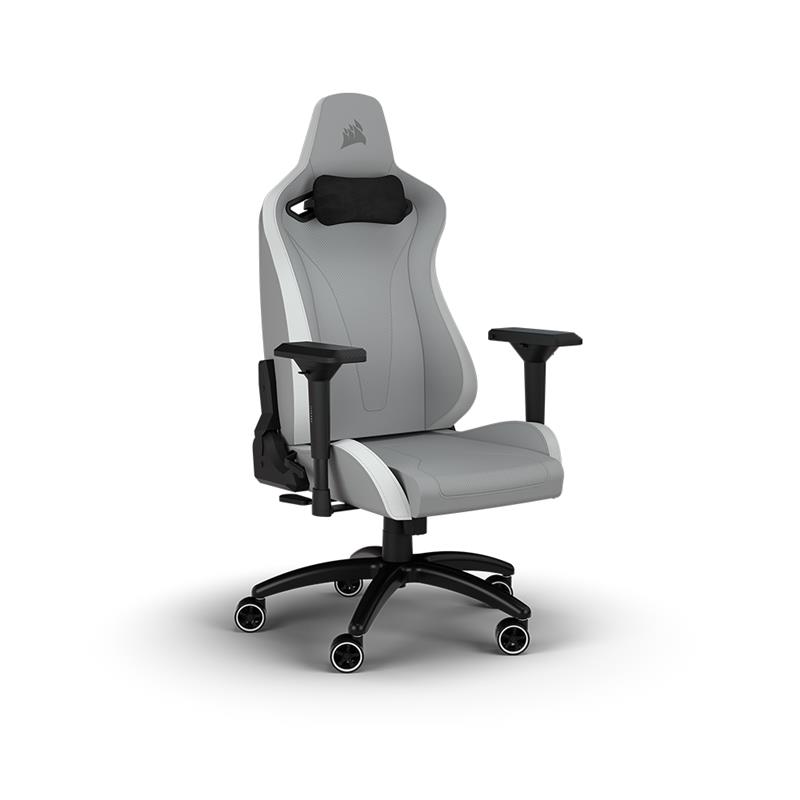 CORSAIR TC200 Leatherette Gaming Chair Standard Fit Grey White Canada Computers Electronics