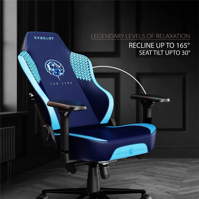 CYBEART Sub Zero Gaming Chair Mortal Kombat Inbuilt Lumbar