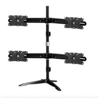 Amer 24”- 32” Quad Monitor Mount With Desk Stand | Up to 26.46lbs | AMR4S32