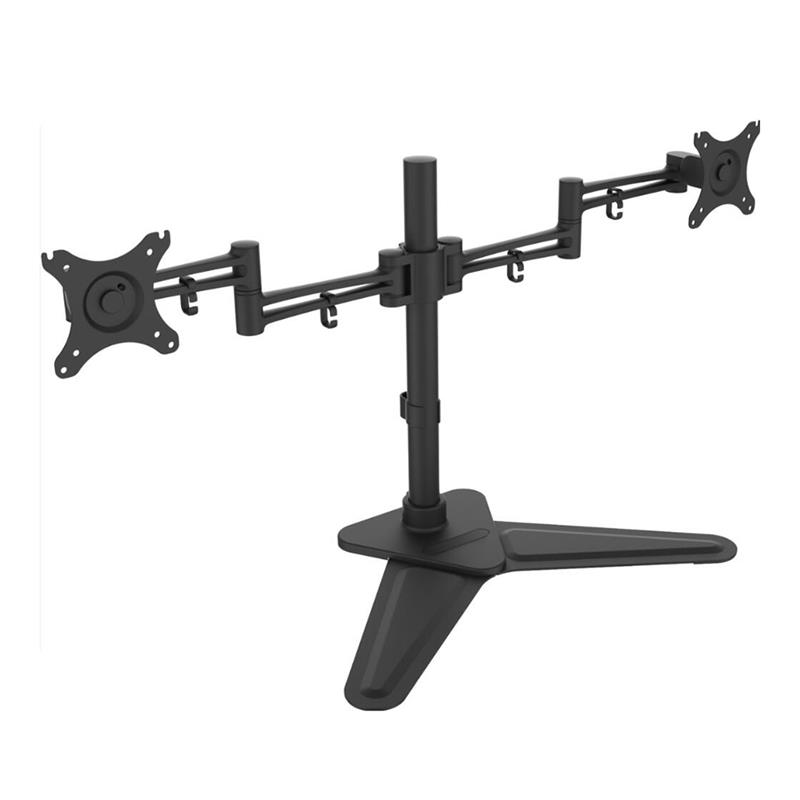 iCAN 10"-30" Dual Free Stand Monitor Mount(Open Box)