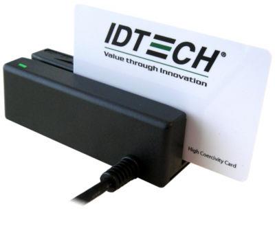 ID Tech IDMB-334133B Mini Mag MSR | TRACKS 1,2, AND 3 | USB Keyboard Emulation | Black