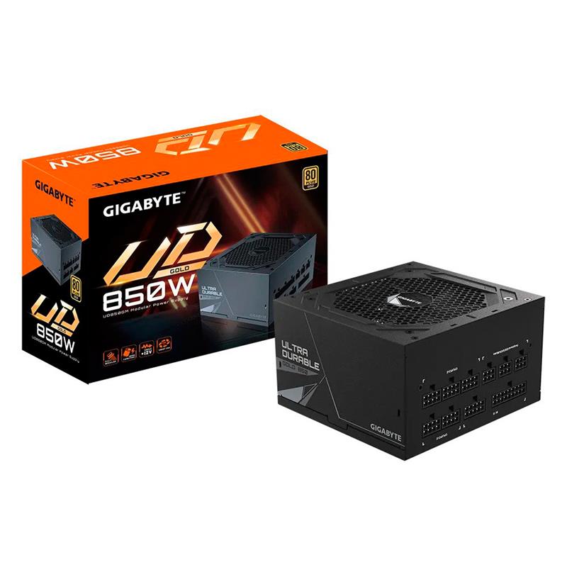 GIGABYTE GP-UD850GM 850 W ATX 12V v2.31 80 PLUS GOLD Certified Full Modular Active PFC Power Supply(Open Box)