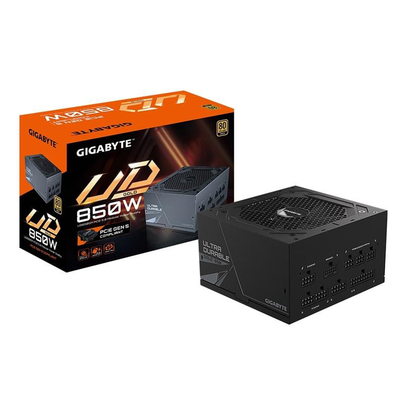 GIGABYTE GP-UD850GM PG5 REV2.0 Gold ATX Power Supply, Black