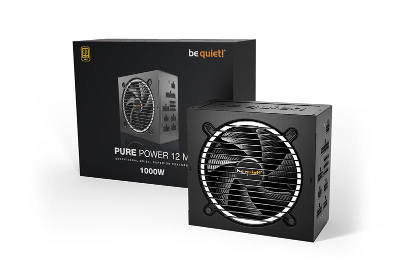 be quiet! PURE POWER 12 M 1000W 80+ Gold ATX 3.0 Power Supply