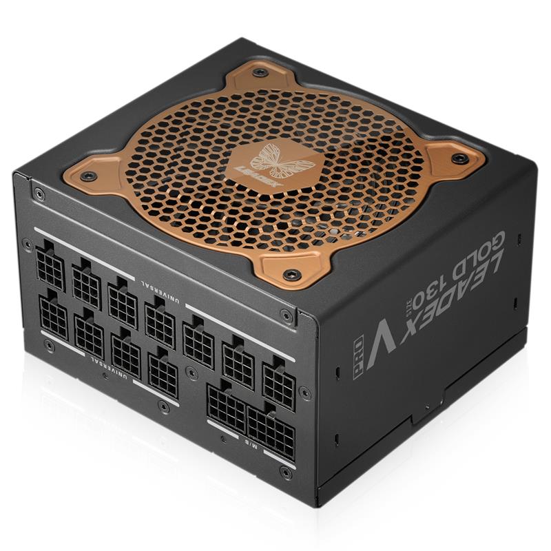 Super Flower Leadex V Gold Pro 1000W Power Supply, Black