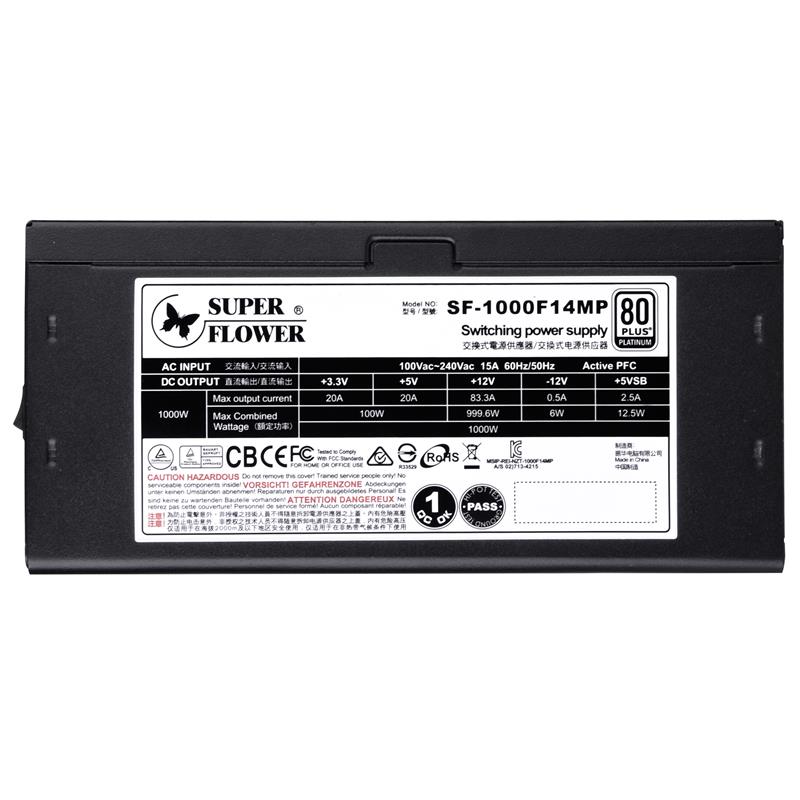 Super Flower Leadex Platinum SE Bloc d'alimentation 1000W